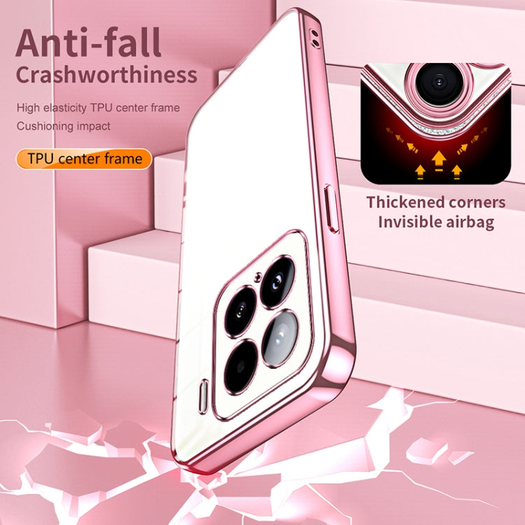 Transparent Plating Fine Hole Phone Case