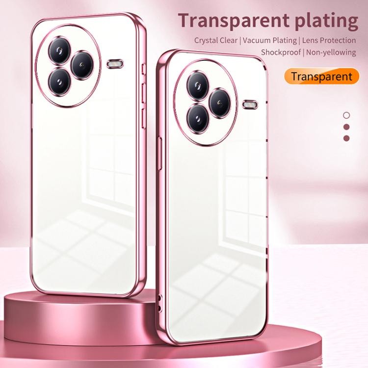 Transparent Plating Fine Hole Phone Case, For Xiaomi Civi 5 Pro, For Xiaomi 15 Pro, For Xiaomi 15