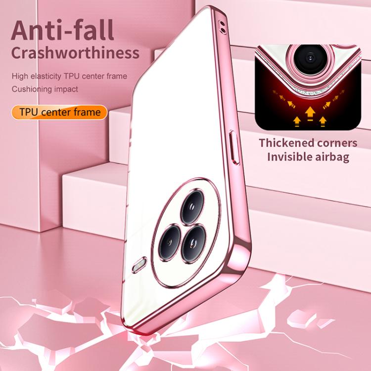 Transparent Plating Fine Hole Phone Case, For Xiaomi Civi 5 Pro, For Xiaomi 15 Pro, For Xiaomi 15