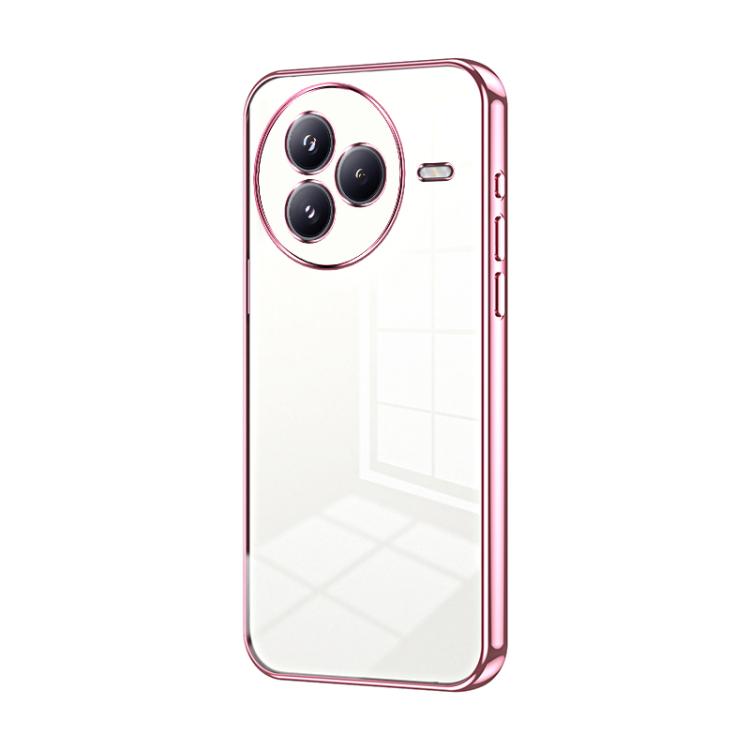 Transparent Plating Fine Hole Phone Case