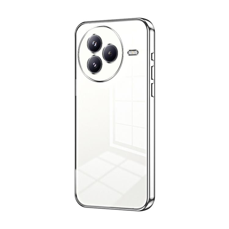 Transparent Plating Fine Hole Phone Case, For Xiaomi 15T Pro, For Xiaomi 15T, For Xiaomi Civi 5 Pro