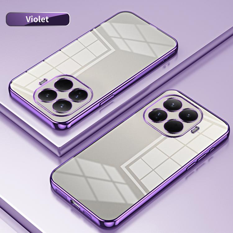 Transparent Plating Fine Hole Phone Case