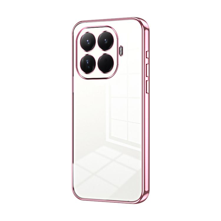 Transparent Plating Fine Hole Phone Case
