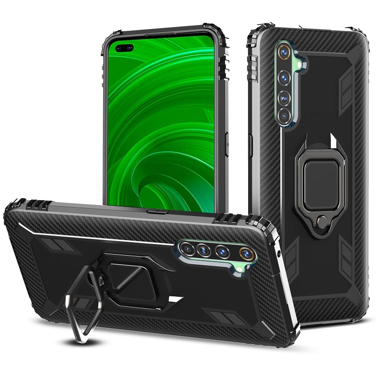 Carbon Fiber Protective Case with 360 Degree Rotating Ring Holder, For OPPO A8 & A31, For OPPO A91 & F15 & Reno3, For OPPO Realme X50 Pro, For OPPO Realme X50 & Realme X3