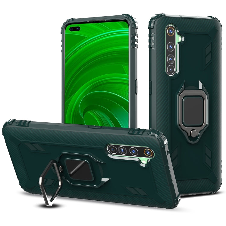 Carbon Fiber Protective Case with 360 Degree Rotating Ring Holder, For OPPO A8 & A31, For OPPO A91 & F15 & Reno3, For OPPO Realme X50 Pro, For OPPO Realme X50 & Realme X3