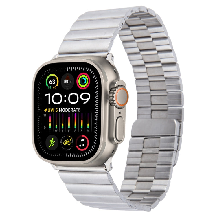 Bamboo Stainless Steel Magnetic Watch Band, For Apple Watch SE 2023 44mm, For Apple Watch SE 2023 40mm, For Apple Watch Ultra 2 49mm