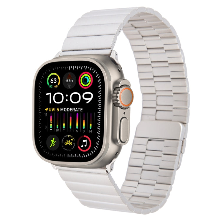 Bamboo Stainless Steel Magnetic Watch Band, For Apple Watch SE 2023 44mm, For Apple Watch SE 2023 40mm, For Apple Watch Ultra 2 49mm