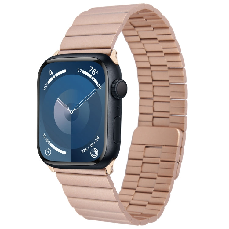 Bamboo Stainless Steel Magnetic Watch Band, For Apple Watch Series 9 45mm, For Apple Watch Series 9 41mm, For Apple Watch Ultra 49mm