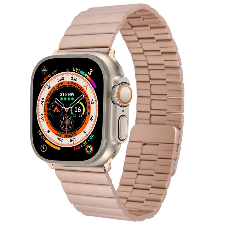 Bamboo Stainless Steel Magnetic Watch Band, For Apple Watch Series 9 45mm, For Apple Watch Series 9 41mm, For Apple Watch Ultra 49mm