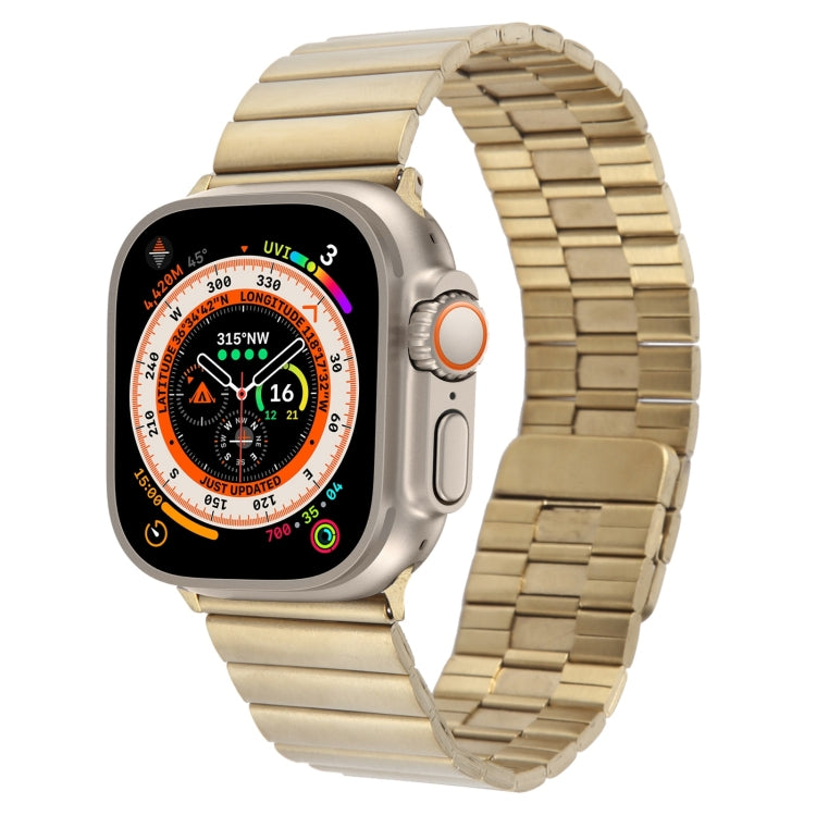 Bamboo Stainless Steel Magnetic Watch Band, For Apple Watch Series 9 45mm, For Apple Watch Series 9 41mm, For Apple Watch Ultra 49mm