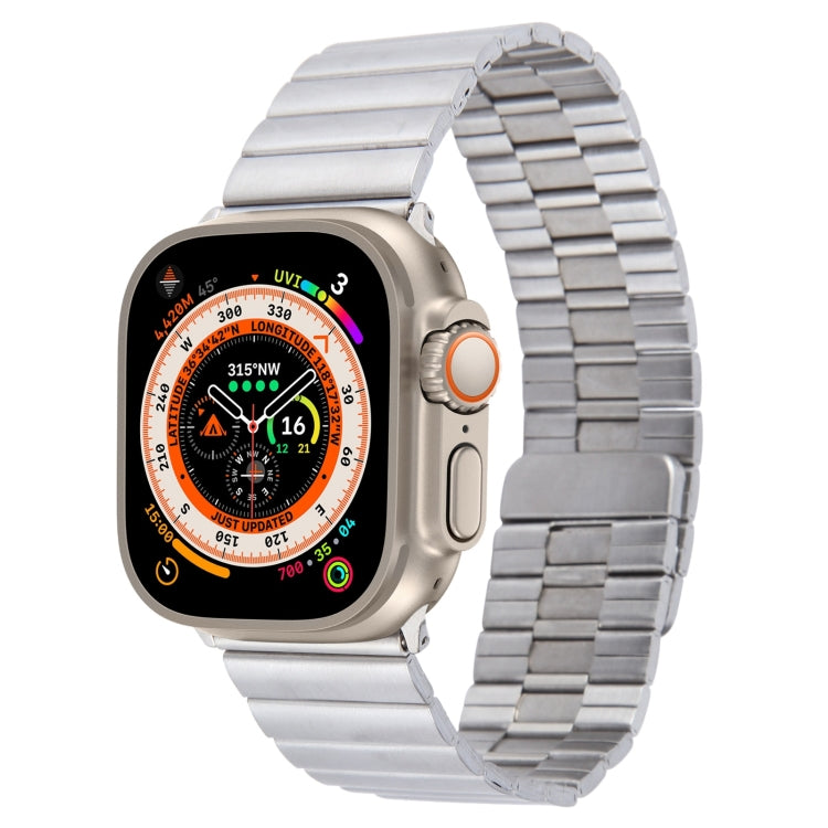 Bamboo Stainless Steel Magnetic Watch Band, For Apple Watch Series 9 45mm, For Apple Watch Series 9 41mm, For Apple Watch Ultra 49mm