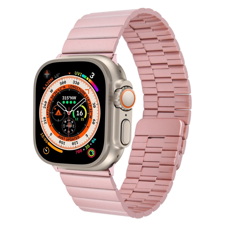 Bamboo Stainless Steel Magnetic Watch Band, For Apple Watch Series 9 45mm, For Apple Watch Series 9 41mm, For Apple Watch Ultra 49mm
