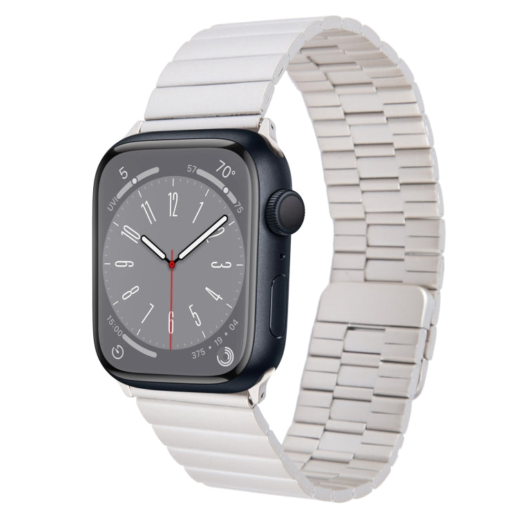 Bamboo Stainless Steel Magnetic Watch Band, For Apple Watch Series 8 41mm, For Apple Watch Series 8 45mm, For Apple Watch SE 2022 40mm