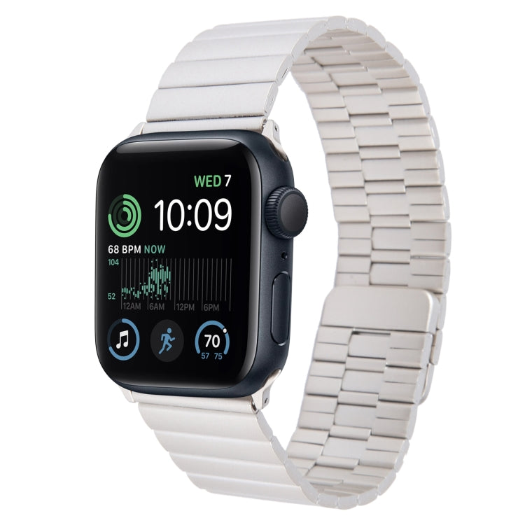 Bamboo Stainless Steel Magnetic Watch Band, For Apple Watch Series 8 41mm, For Apple Watch Series 8 45mm, For Apple Watch SE 2022 40mm