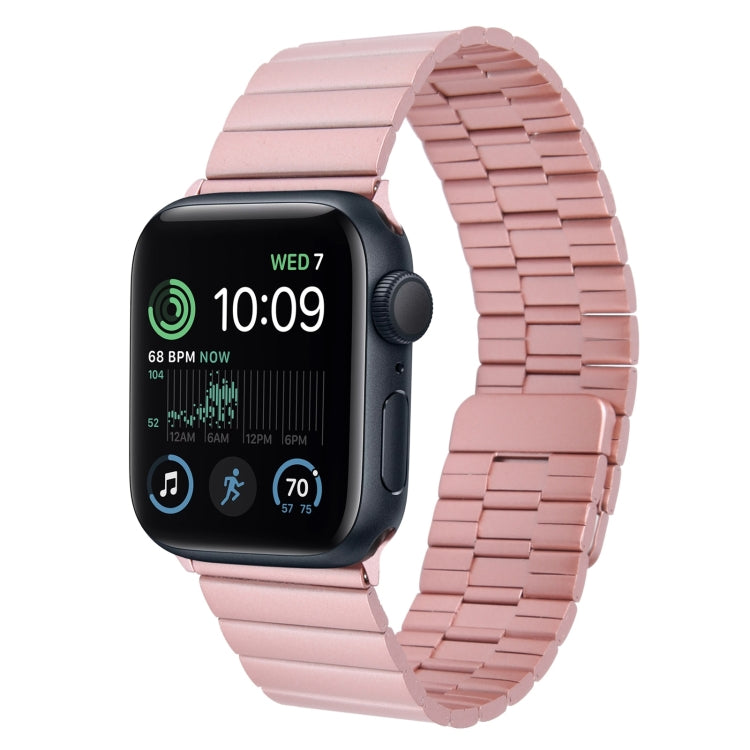 Bamboo Stainless Steel Magnetic Watch Band, For Apple Watch SE 2022 44mm, For Apple Watch Series 7 41mm, For Apple Watch Series 7 45mm