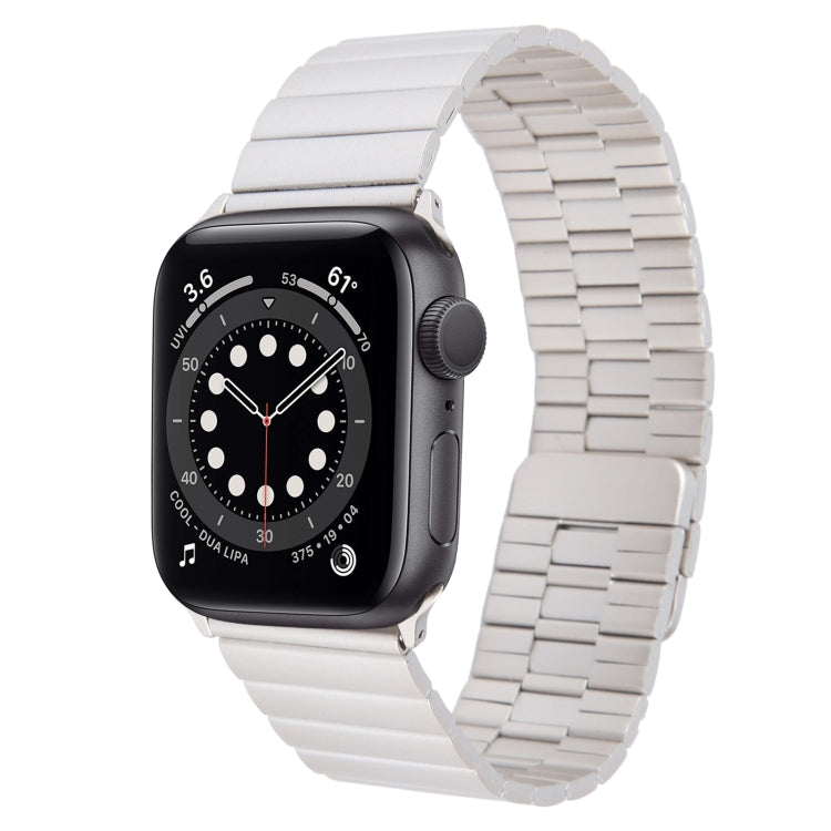 Bamboo Stainless Steel Magnetic Watch Band, For Apple Watch SE 40mm, For Apple Watch SE 44mm, For Apple Watch Series 6 40mm, For Apple Watch Series 6 44mm