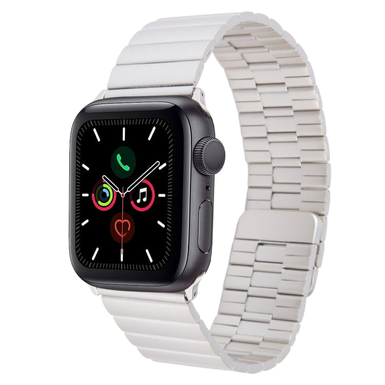 Bamboo Stainless Steel Magnetic Watch Band, For Apple Watch Series 6 44mm, For Apple Watch Series 5 44mm, For Apple Watch Series 5 40mm