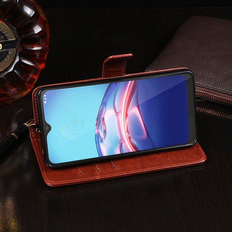 idewei Crazy Horse Texture Horizontal Flip Leather Case with Holder &amp; Card Slots &amp; Wallet, For Motorola Moto E 2020, For Motorola Moto G Fast, For Motorola One Fusion, For OnePlus Nord