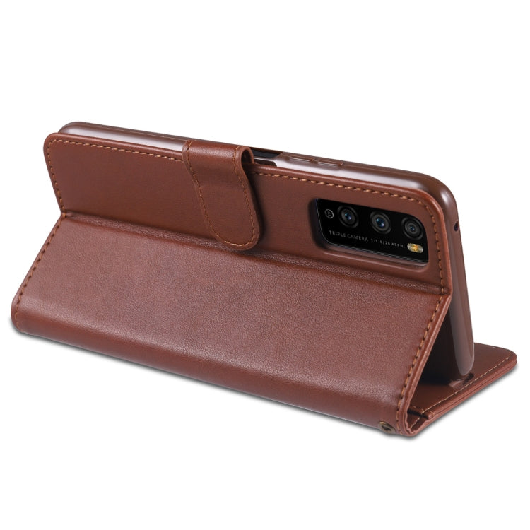 AZNS Sheepskin Texture Horizontal Flip Leather Case with Holder &amp; Card Slots &amp; Wallet, For Oppo Reno4 / Reno4 Pro, For Huawei Enjoy Z 5G, For Huawei Honor X10 5G, For Huawei Honor Play4, For Xiaomi Mi Note 10 Lite, For Huawei Honor Play 4T