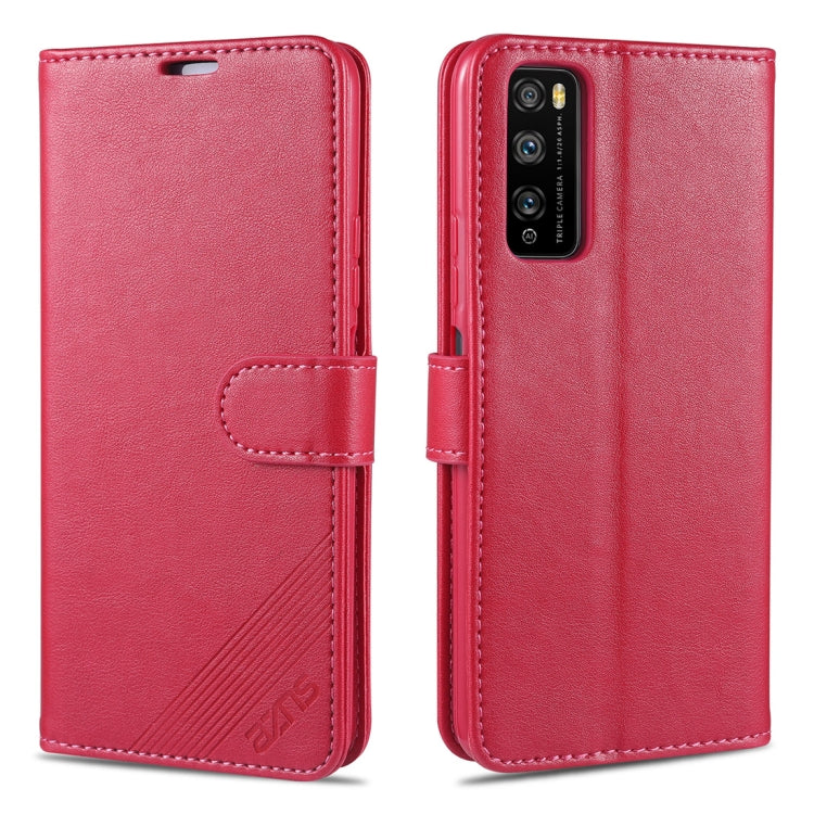 AZNS Sheepskin Texture Horizontal Flip Leather Case with Holder &amp; Card Slots &amp; Wallet, For Oppo Reno4 / Reno4 Pro, For Huawei Enjoy Z 5G, For Huawei Honor X10 5G, For Huawei Honor Play4, For Xiaomi Mi Note 10 Lite, For Huawei Honor Play 4T