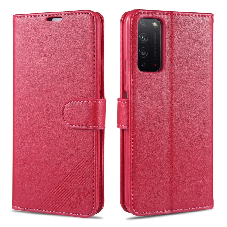 AZNS Sheepskin Texture Horizontal Flip Leather Case with Holder &amp; Card Slots &amp; Wallet, For Oppo Reno4 / Reno4 Pro, For Huawei Enjoy Z 5G, For Huawei Honor X10 5G, For Huawei Honor Play4, For Xiaomi Mi Note 10 Lite, For Huawei Honor Play 4T