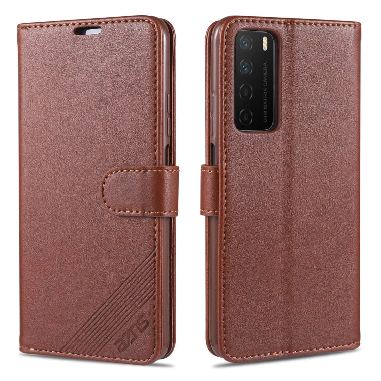 AZNS Sheepskin Texture Horizontal Flip Leather Case with Holder &amp; Card Slots &amp; Wallet, For Oppo Reno4 / Reno4 Pro, For Huawei Enjoy Z 5G, For Huawei Honor X10 5G, For Huawei Honor Play4, For Xiaomi Mi Note 10 Lite, For Huawei Honor Play 4T