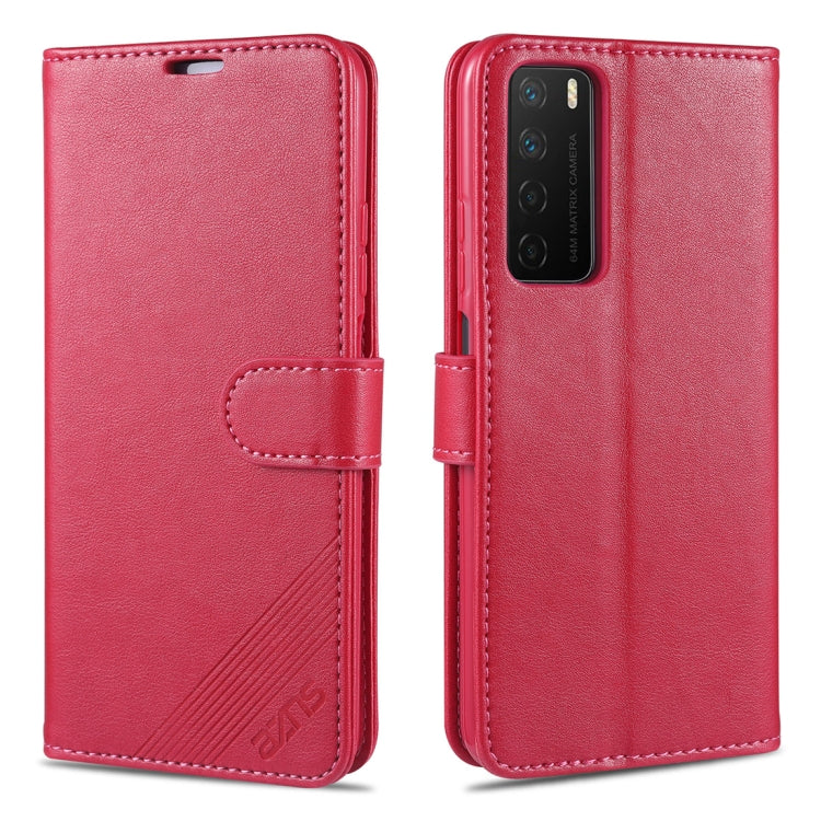 AZNS Sheepskin Texture Horizontal Flip Leather Case with Holder &amp; Card Slots &amp; Wallet, For Oppo Reno4 / Reno4 Pro, For Huawei Enjoy Z 5G, For Huawei Honor X10 5G, For Huawei Honor Play4, For Xiaomi Mi Note 10 Lite, For Huawei Honor Play 4T