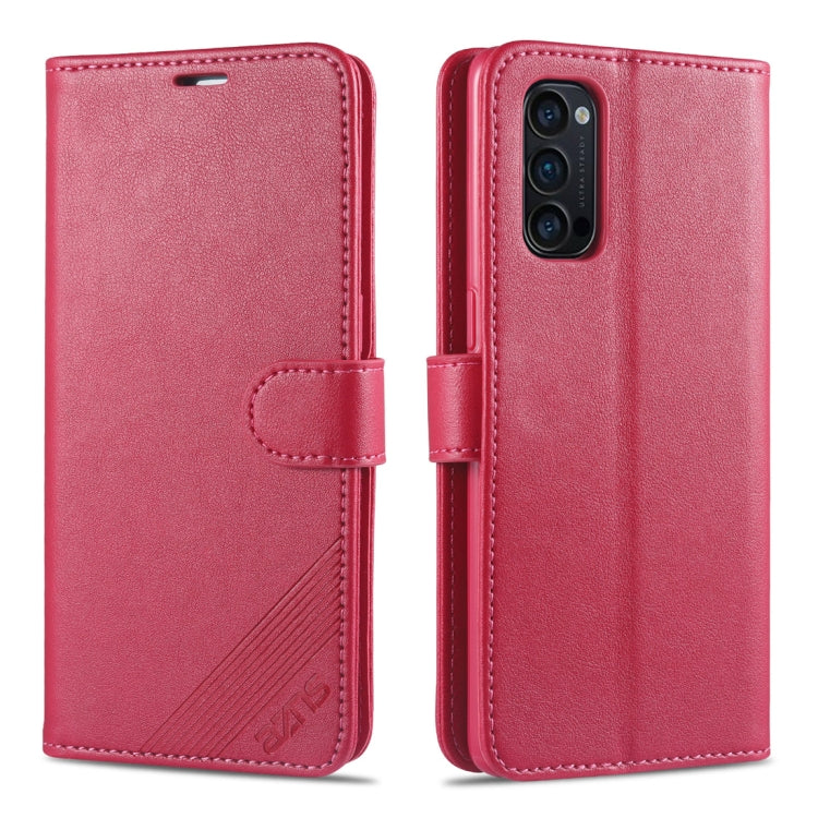 AZNS Sheepskin Texture Horizontal Flip Leather Case with Holder &amp; Card Slots &amp; Wallet, For Oppo Reno4 / Reno4 Pro, For Huawei Enjoy Z 5G, For Huawei Honor X10 5G, For Huawei Honor Play4, For Xiaomi Mi Note 10 Lite, For Huawei Honor Play 4T