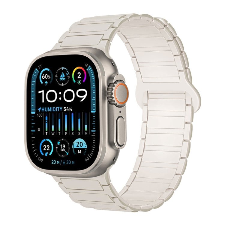 I-Shaped Magnetic Silicone Watch Band, For Apple Watch Ultra 2 49mm