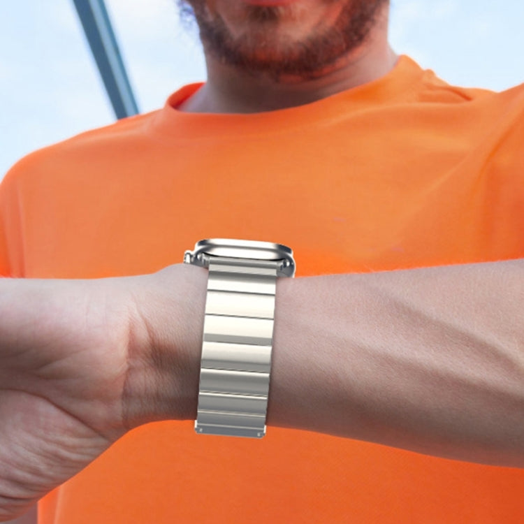 One-Bead Magnetic Buckle Titanium Metal Watch Band, For Apple Watch Series 9 41mm, For Apple Watch Ultra 49mm, For Apple Watch Series 8 41mm, For Apple Watch Series 8 45mm, For Apple Watch SE 2022 40mm, For Apple Watch SE 2022 44mm