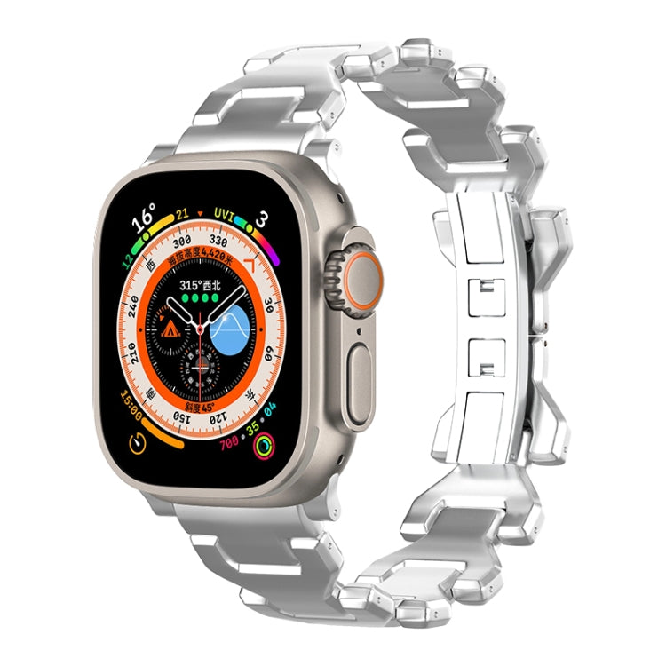 Y Type Pure Titanium Watch Band, For Apple Watch SE 2023 44mm, For Apple Watch SE 2023 40mm, For Apple Watch Ultra 2 49mm, For Apple Watch Series 9 45mm, For Apple Watch Series 9 41mm, For Apple Watch Ultra 49mm