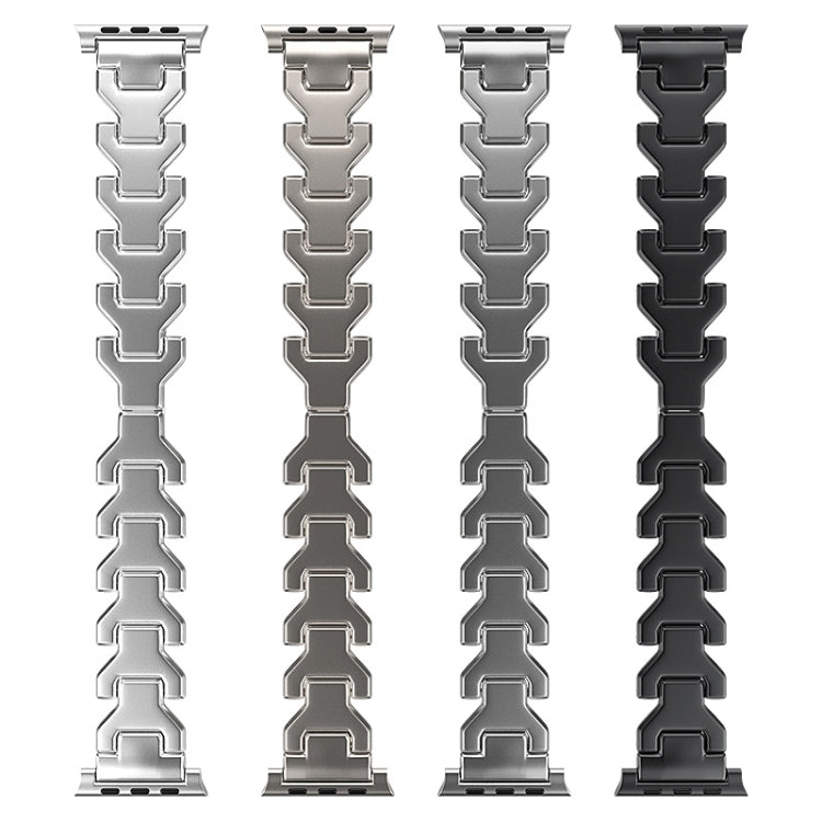 Y Type Pure Titanium Watch Band, For Apple Watch Series 8 41mm, For Apple Watch Series 8 45mm, For Apple Watch SE 2022 40mm, For Apple Watch SE 2022 44mm, For Apple Watch Series 7 41mm, For Apple Watch Series 7 45mm