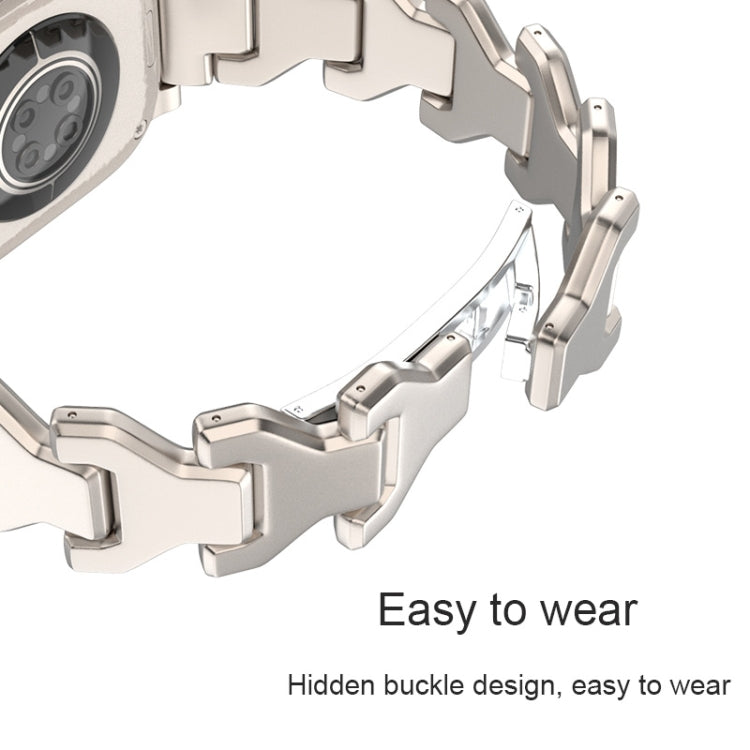Y Type Pure Titanium Watch Band, For Apple Watch SE 2023 44mm, For Apple Watch SE 2023 40mm, For Apple Watch Ultra 2 49mm, For Apple Watch Series 9 45mm, For Apple Watch Series 9 41mm, For Apple Watch Ultra 49mm