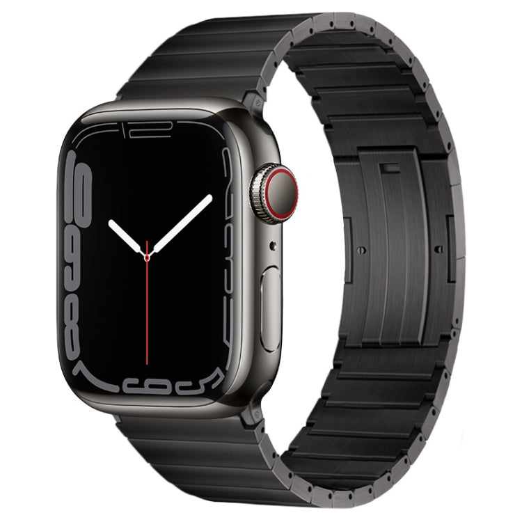 PG60 Single Bead Bamboo Joint Titanium Metal Watch Band, For Apple Watch Series 6 40mm, For Apple Watch Series 6 44mm, For Apple Watch Series 5 44mm, For Apple Watch Series 5 40mm, For Apple Watch Series 4 44mm, For Apple Watch Series 4 40mm�����������...