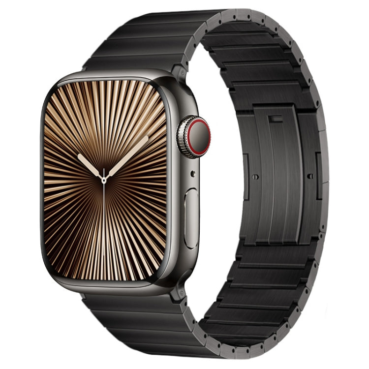 PG60 Single Bead Bamboo Joint Titanium Metal Watch Band, For Apple Watch Series 10 46mm, For Apple Watch Series 10 42mm, For Apple Watch SE 2023 44mm, For Apple Watch SE 2023 40mm, For Apple Watch Ultra 2 49mm, For Apple Watch Series 9 45mm������������...