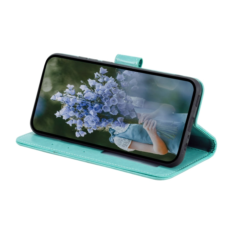 Totem Flower Embossed Leather Phone Case with Lanyard, For Xiaomi 15 Pro, For Xiaomi 15, For Xiaomi 14T Pro