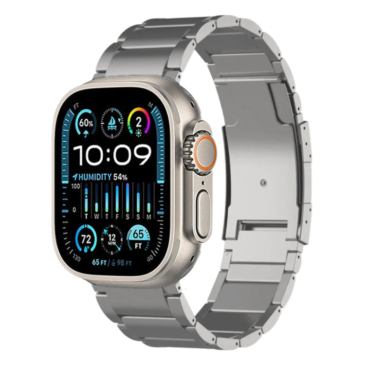 Titanium Metal Watch Band, For Apple Watch Series 10 46mm, For Apple Watch Series 10 42mm, For Apple Watch SE 2023 44mm, For Apple Watch SE 2023 40mm, For Apple Watch Ultra 2 49mm, For Apple Watch Series 9 45mm, For Apple Watch Series 9 41mm