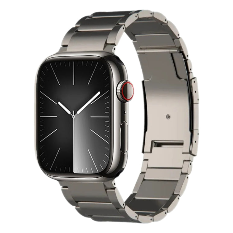 Titanium Metal Watch Band, For Apple Watch Series 10 46mm, For Apple Watch Series 10 42mm, For Apple Watch SE 2023 44mm, For Apple Watch SE 2023 40mm, For Apple Watch Ultra 2 49mm, For Apple Watch Series 9 45mm