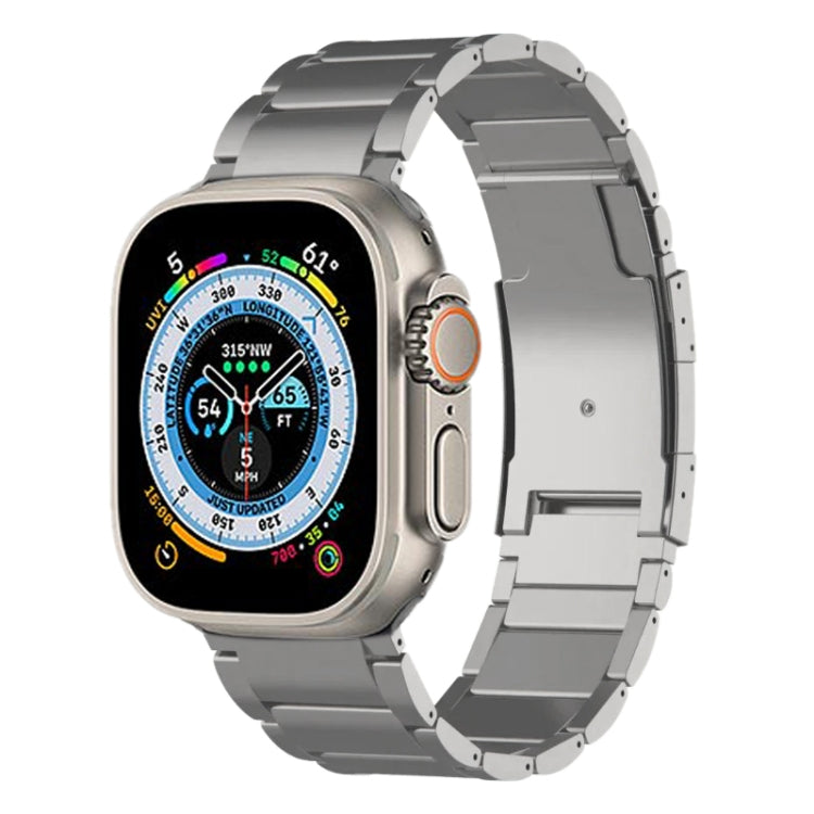 Titanium Metal Watch Band, For Apple Watch Series 9 41mm, For Apple Watch Ultra 49mm, For Apple Watch Series 8 41mm, For Apple Watch Series 8 45mm, For Apple Watch SE 2022 40mm, For Apple Watch SE 2022 44mm
