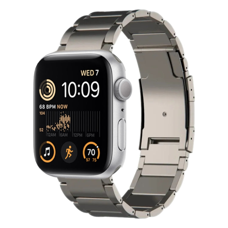 Titanium Metal Watch Band, For Apple Watch Series 8 41mm, For Apple Watch Series 8 45mm, For Apple Watch SE 2022 40mm, For Apple Watch SE 2022 44mm, For Apple Watch Series 7 41mm, For Apple Watch Series 7 45mm, For Apple Watch SE 40mm