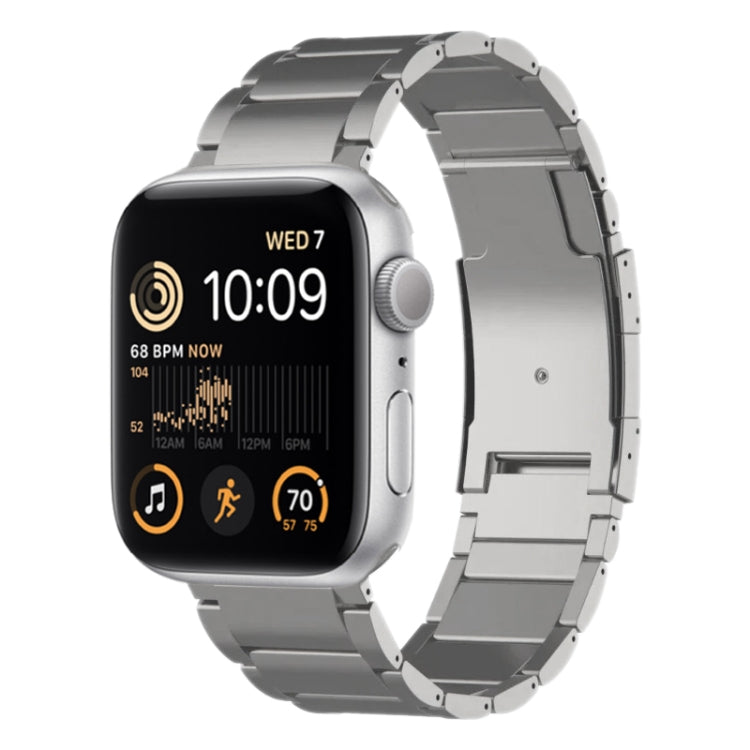 Titanium Metal Watch Band, For Apple Watch Series 9 41mm, For Apple Watch Ultra 49mm, For Apple Watch Series 8 41mm, For Apple Watch Series 8 45mm, For Apple Watch SE 2022 40mm, For Apple Watch SE 2022 44mm