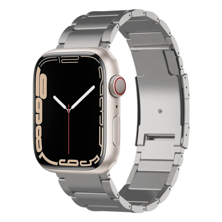 Titanium Metal Watch Band, For Apple Watch Series 8 41mm, For Apple Watch Series 8 45mm, For Apple Watch SE 2022 40mm, For Apple Watch SE 2022 44mm, For Apple Watch Series 7 41mm, For Apple Watch Series 7 45mm, For Apple Watch SE 40mm