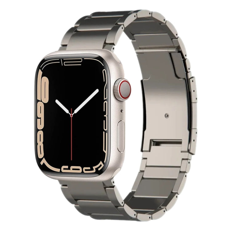 Titanium Metal Watch Band, For Apple Watch Series 8 41mm, For Apple Watch Series 8 45mm, For Apple Watch SE 2022 40mm, For Apple Watch SE 2022 44mm, For Apple Watch Series 7 41mm, For Apple Watch Series 7 45mm, For Apple Watch SE 40mm