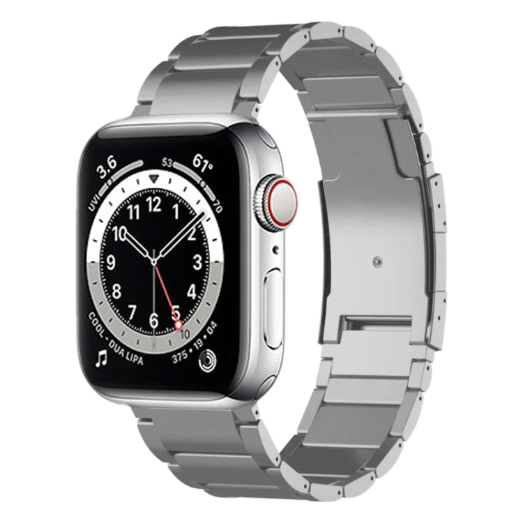 Titanium Metal Watch Band, For Apple Watch Series 7 41mm, For Apple Watch Series 7 45mm, For Apple Watch SE 40mm, For Apple Watch SE 44mm, For Apple Watch Series 6 40mm, For Apple Watch Series 6 44mm