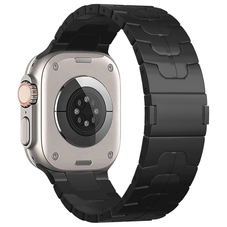 Magnetic Buckle Titanium Alloy Watch Band, For Apple Watch SE 2023 44mm, For Apple Watch Ultra 2 49mm, For Apple Watch Series 9 45mm, For Apple Watch Ultra 49mm, For Apple Watch Series 8 45mm, For Apple Watch SE 2022 44mm