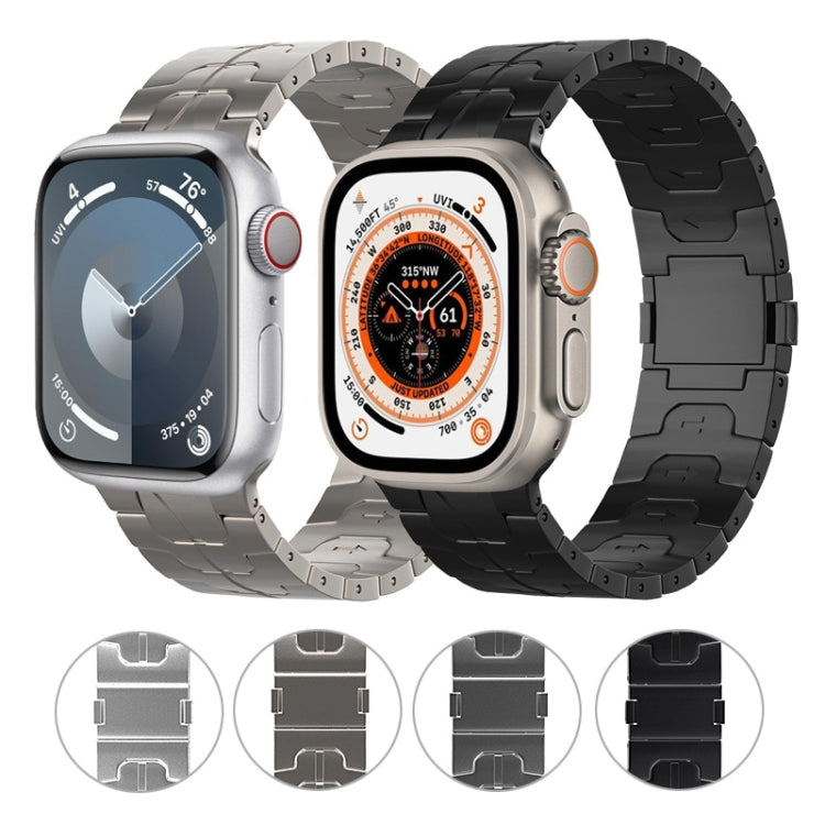 Magnetic Buckle Titanium Alloy Watch Band, For Apple Watch SE 2023 44mm, For Apple Watch Ultra 2 49mm, For Apple Watch Series 9 45mm, For Apple Watch Ultra 49mm, For Apple Watch Series 8 45mm, For Apple Watch SE 2022 44mm, For Apple Watch Series 7 45mm