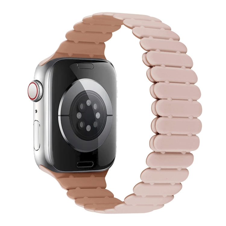 Bamboo Magnetic Silicone Watch Band, For Apple Watch SE 2023 44mm, For Apple Watch SE 2023 40mm