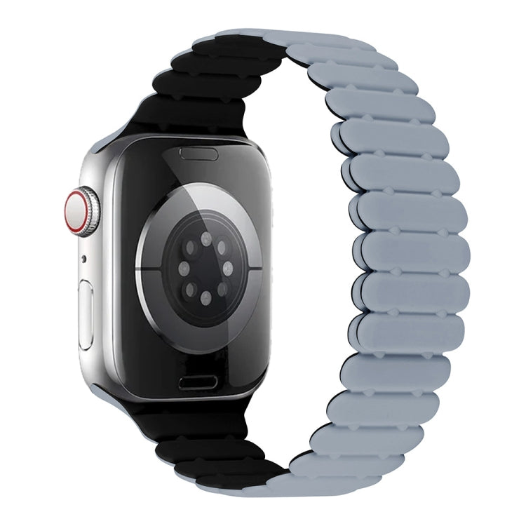 Bamboo Magnetic Silicone Watch Band, For Apple Watch Series 7 41mm, For Apple Watch Series 7 45mm
