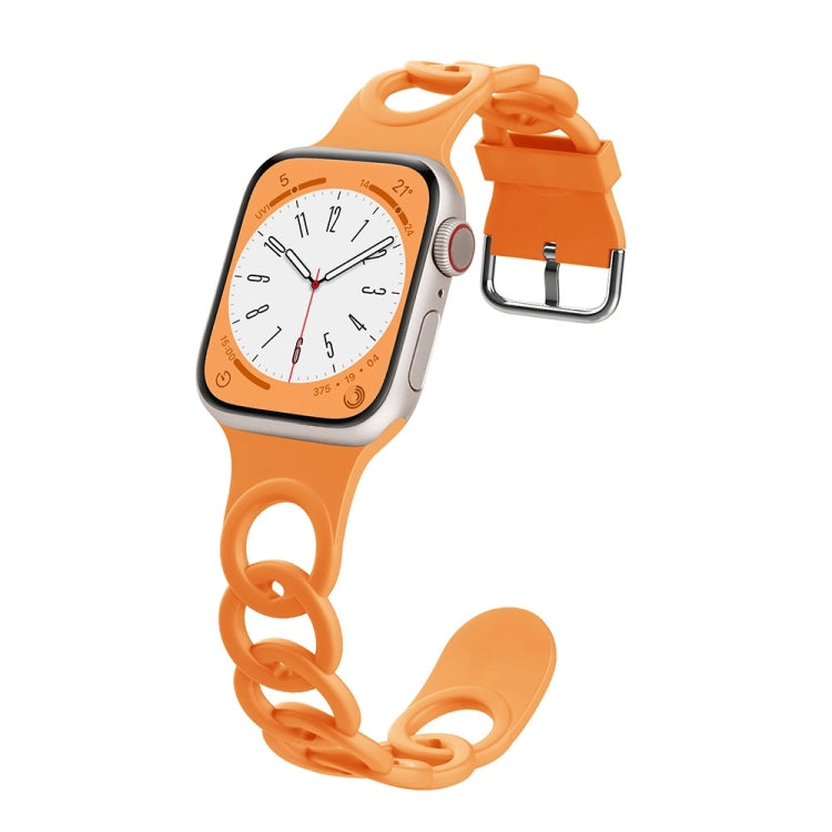 Donut Hollow Silicone Watch Band, For Apple Watch Series 9 41mm