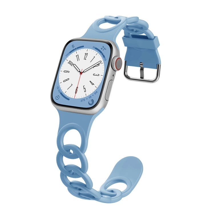 Donut Hollow Silicone Watch Band, For Apple Watch SE 2022 44mm